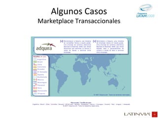 Algunos Casos Marketplace Transaccionales 