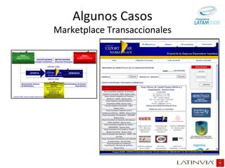 Algunos Casos Marketplace Transaccionales 