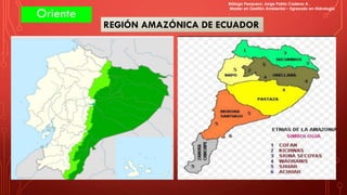 Comunidades Amazónica del Ecuador | PDF
