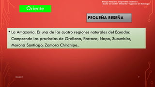 Comunidades Amazónica del Ecuador | PDF