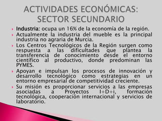 Subhúmedo: El más lluvioso debido a la altitud y su situación entre las laderas húmedas de las altas sierras del norte noroeste e islas montañosas del interior (España) precipitaciones entre 600 y 800mm anuales y temperaturas mas frías.LA GOTA FRIA: situación habitual en la región consiste en la llegada de una masa de aire frio en altura que, al unirse con las masas de aire cálido de las costas mediterráneas produce lluvias torrenciales e inundaciones, en la costa.