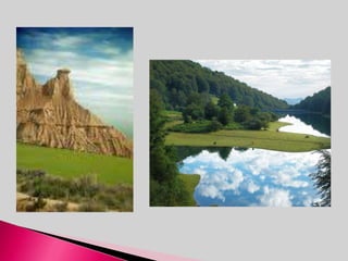 RELIEVENavarra reparte su territorio entre las altas montañas de los Pirineos, las estribaciones de los montes vasco-cantábricos y las llanuras del valle del Ebro. Todo ello en un conjunto en el que se pasa de una a otra unidad gradualmente, proporcionando al conjunto gran variedad ecológica. Las mayores elevaciones se encuentran en los Pirineos.Al sur se encuentran las cuencas prepirenaicas, una depresión que se extiende paralelamente al eje de los Pirineos.Los montes vasco-cantábricos cierran las cuencas prepirenaicas por el oeste.Las sierras prepirenaicas (o sierras exteriores) se encuentran al sur de las cuencas de las cuencas prepirenaicas. Son las sierras de Codés, Lóquiz, Andía, Perdón, Alaiz, Izco y Leyre. Son pliegues suaves de caliza y unos 1.500 metros de altitud. 