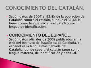 Casi la a la totalidad de Cataluña pertenece a la cuenca mediterránea. La red hidrográfica catalana está integrada por dos cuencas hidrográficas importantes, la del Ebro y las cuencas internas de Cataluña, todas desaguando en el Mediterráneo. Además, está la cuenca del Garona que desemboca en el océano Atlántico. La red hidrográfica se puede dividir en dos sectores, uno de la vertiente occidental o del Ebro y uno de la vertiente oriental formado por ríos menores que desembocan en el Mediterráneo a lo largo del litoral catalán. HIDROGRAFÍA.