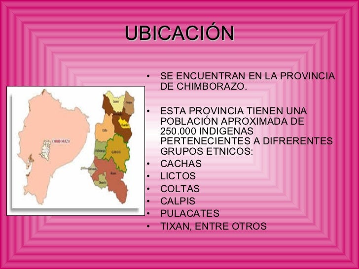 Comunidades Indigenas Sierra Centro Sur Del Ecuador