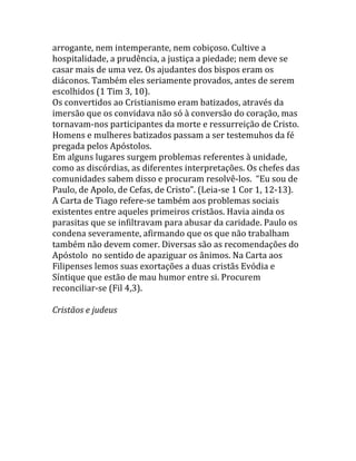 Comunidades cristãs