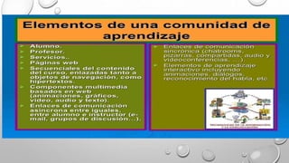 Comunidades de aprendizaje | PPTX