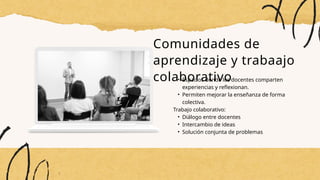 Exposición Comunidades de aprendizaje escuela | PPTX