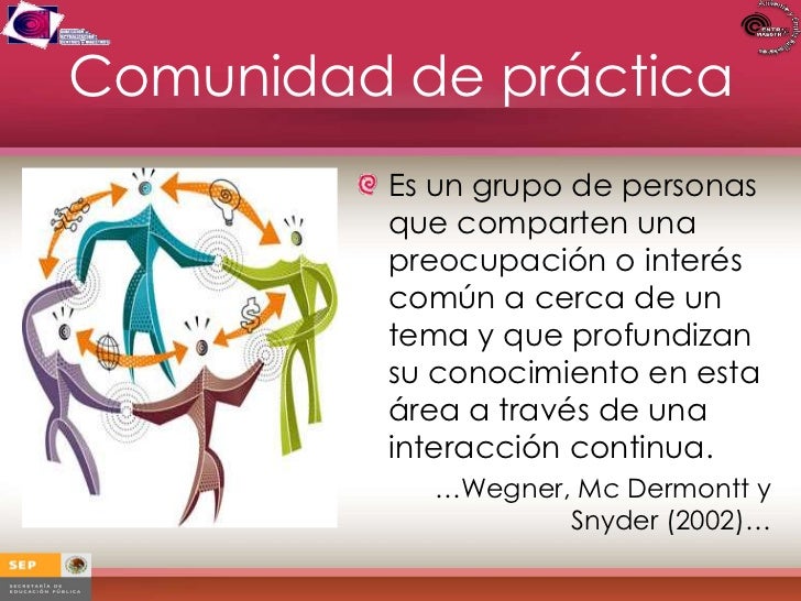 Comunidades de practica y aprendizaje
