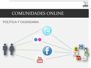 COMUNIDADES ONLINE
POLÍTICA Y CIUDADANíA
 