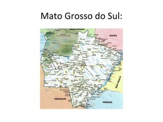 Mato Grosso do Sul:
 