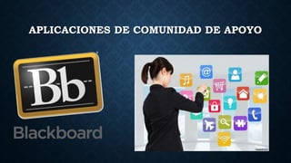 APLICACIONES DE COMUNIDAD DE APOYO
 