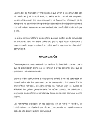 Comunidad Palo Blanco