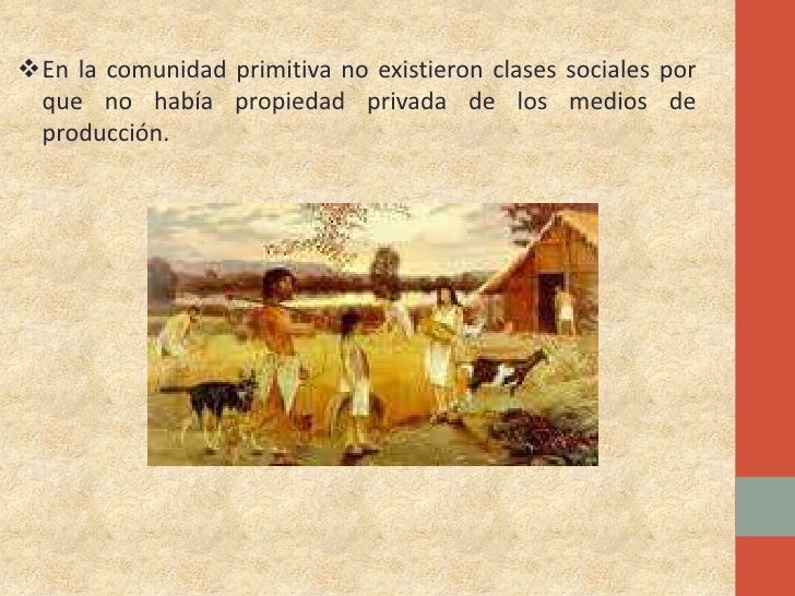Comunidad primitiva.