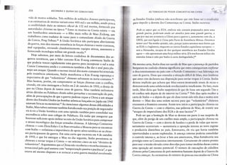 I
i
~
"
232 ASCENSÃO E QU EDA DO COMUNISMO
vida de,mUi,tossoldados. Três milhões de soldados chineses participaram,
e as estimanvas de mortos variam entre 400 mil e um milhão sendo pou '
a cre~ibilidade, dada ao número oficial de 152 mil mortos, fornecido p~:
autoridades chinesas na época." Entre os mortos na Coreia estava - em
um bombardeio americano - o filho mais velho de Mao Zedong q
b Ih . , ue
tra a a,va como tradutor de russo para o comandànte chinês da Guerra
da Coreia, Peng Dehuai." A União Soviética não participou abertamente
da guerra, mas deu enorme assistência às forças chinesas e norte-éoreanas -
mal equipadas, enviando clandestinamente equipes aéreas, assessores ~
fornecendo tecnologia militar em grande escala." -
Hoje sabemos, por meio da leitura cuidadosa de documentos dos ar-
quivos soviéticos, que o líder coreano Kim Il-sung convenceu Stalin de
que ~oderia vencer rapidamente uma guerra para incorporar o sul a uma
C~rela Comunista unida e o convenceu também a lhe dar o aval para pla-
nejar um ataque. Quando o sucesso inicial dos norre-coreanos foi revertido
pela resi~tência americana, Stalin manifestou a Kim Il-sung esperança e
expectat~va de que "voluntários" chineses salvassem os norte-coreanos.?
~ao hesitou, porém, em comprometer as forças chinesas com o conflito,
citando, e~ uma mensagem a Stalin em 2 de outubro de 1950, o desejo de
paz na China depois de tantos anos de guerra. Mao também enfrentava
sé~ias dúvidas no Politburo chinês sobre perturbar a reconstrução do país,
a~em de preocupações, de que a guerra pudesse expor a China a um ataque
direto dos Estados Unidos (as bombas atômicas lançadas no Japão em 1945
estavam frescas na memória)." Ao mencionar algumas dessas dificuldades a
S~al~n,,Mao ta,lvezestivesse também fortalecendo sua posição de negociador
vls-a-v~s a,Unlão Soviética com uma opinião também para consolidar sua
ascendência s?bre seus colegas do Politburo. Ele tinha que assegurar que
houvesse sufiCle~t~apoio militar secreto da União Soviética para compensar
o ~traso tecnológico das forças armadas chinesas. A liderança Comunista
chinesa com Zh E I ' L' B' , d-:- ou n ai e m iao envia os a Moscou para se encontrar
com Stalin - enfatizou a importância do apoio aéreo soviético se os chine-
ses participassem da guerra. Em uma carta que escreveu em 4 de outubro
de, 1950, e qu~ foi entregue a Mao no dia seguinte, Stalin pressionou os
chineses a enviar tropas à Coreia - no mínimo cinco ou seis "divisões de
voluntários". Argumentou que a China não receberia o reconhecimento in-
ternacio~al pelo qu~l ansiava com "temporização passiva e paciência", e que
estava ate mesmo disposro a se arriscar a uma guerra mundial envolvendo
AS TOMADAS DE PODER COMUNISTAS NA CHINA
os Estados Unidos (embora não acreditasse que este fosse ser o resultado)
para impedir a derrota dos Comunistas na Coreia. Stalin escreveu:
Pode-se supor que os EUA, embora não estejam preparados para uma
grande guerra, poderiam ainda ser atraídos para uma grande guerra, o
que por sua vez arrastaria a China para a guerra e, juntamente com ela, a
URSS, que está ligada à China pelo Pacto de Assistência Mútua. Devemos
temer isso? Na minha opinião, não, porque juntos seremos mais fortes que
os EUA e a Inglaterra, enquanto os outros Estados capitalistas europeus-
sem a Alemanha, incapaz de dar qualquer assistência aos Estados Unidos
agora - não apresentam uma força militar séria. [Os trechos em itálico são
emendas feitas à mão por Stalin à carta darilografada.]"
Na mesma carta, Stalin disse ter ouvido de Mao que a presença de partidos
burgueses na coalizão chinesa significava que estes conseguiriam explorar
o descontentamento no país com o Partido Comunista e sua liderança em
caso de guerra. Disse que entendia a situação difícil de Mao, mas lembrou
que antes este declarara sua disposição para enviar tropas à Coreia. Stalin
deixou implícito que achava que Mao estava mostrando sinais de recuo e
demonstrando uma solidariedade revolucionária insuficiente. De fato, mais
tarde, Mao diria que Stalin suspeitava de que ele fosse um segundo Tiro e
só confiou nele depois de ele intervir na Coreia." Três dias após receber a
carta de Stalin - e depois do que ele disse terem sido três dias e noites sem
dormir - Mao deu uma ordem secreta para que "voluntários" chineses
cruzassem a fronteira coreana. Assim teve início a participação chinesa na
Guerra da Coreia - com o objetivo, nas palavras de Mao, de resistir aos
"ataques do imperialismo dos EUA e de seus lacaios"."
Pode ser que a hesitação de Mao se devesse em parte à sua suspeita de
que, além do perigo de um conflito mais amplo, a participação chinesa na
Guerra da Coreia - com o desvio de fundos e a perda de vidas que neces-
sariamente ocorreriam - aumentaria a oposição interna ao novo regime
e produziria distúrbios no país. Entretanto, ele viu que havia também
oportunidades a serem exploradas. A ameaça externa poderia consolidar
o controle interno e, ao levar a luta aos americanos, Mao fortaleceria seu
,prestígio entre os Comunistas internamente. Certamente ele estava pronto
para usar a tensão elevada como desculpa para tomar medidas duras contra
uma oposição até mesmo potencial. O número de execuções de cidadãos
chineses pelos Comunistas do país aumentou bastante depois de a Guerra da
Coreia começar. As estimativas do número de pessoas executadas na China
 