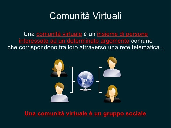 Comunita Virtuali