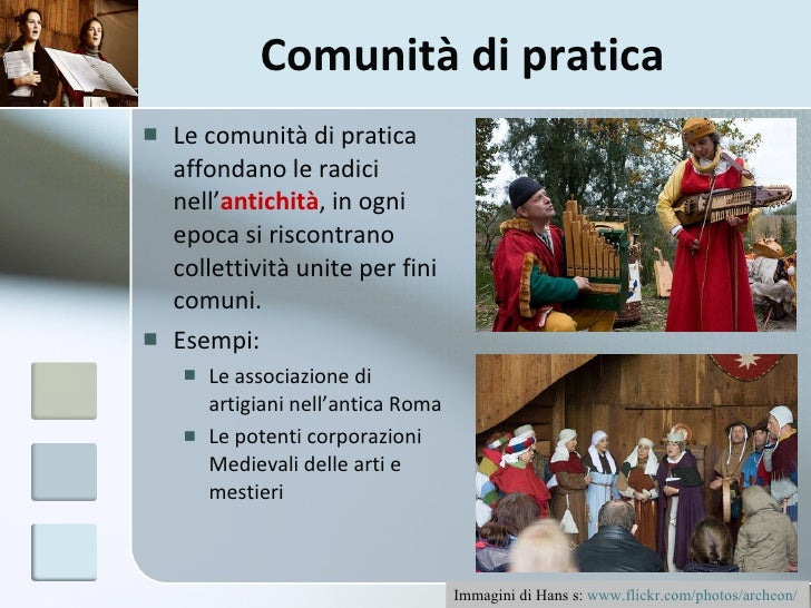 Comunità di pratica e Social Learning PPT