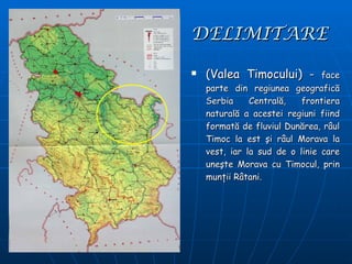 Timoc Map Comunitatea romãneascä din Valea Timocului | PPT