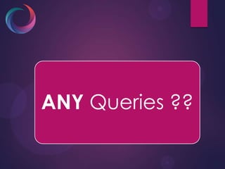 ANY Queries ??
 