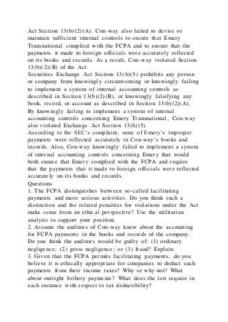 Con-Way, Inc. Summary of FindingsCon-way is a Delaware corpora | PDF