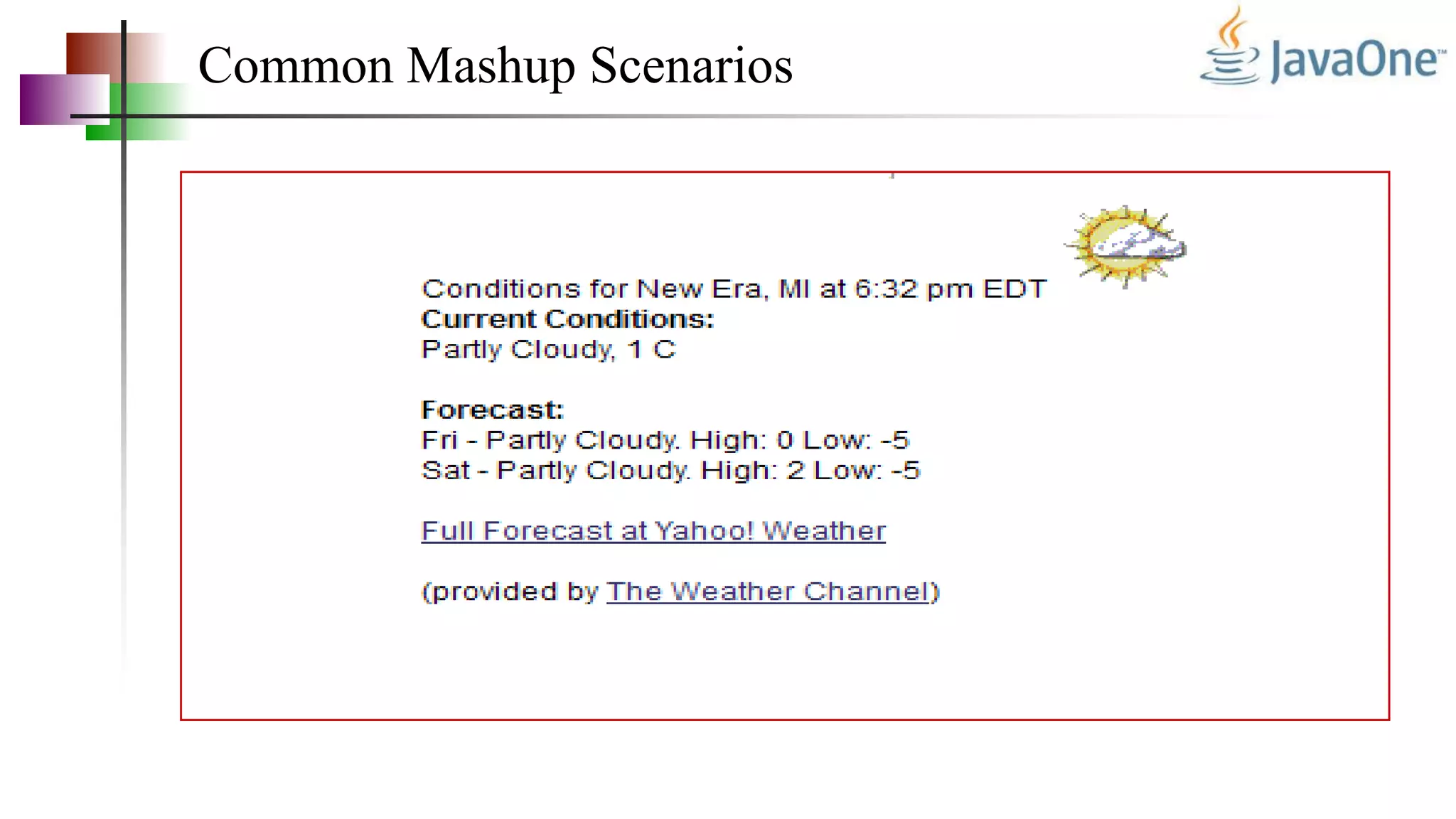 Common Mashup Scenarios
 