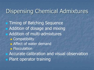 Admixture Compatibility CON 122 Session 1 - Introduction | PPTX