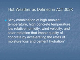 CON 122 Session 4 - Water Reducing & Set Controlling Admixtures | PPTX