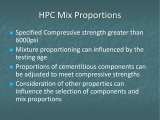 CON 124 Session 8 - High Performance Concrete | PPTX