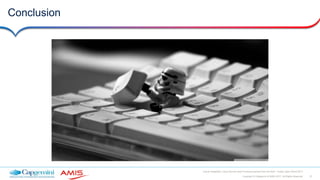 37Copyright © Capgemini & AMIS 2017. All Rights Reserved
Oracle Integration Cloud Service Best Practices learned from the field - Oracle Open World 2017
Conclusion
 