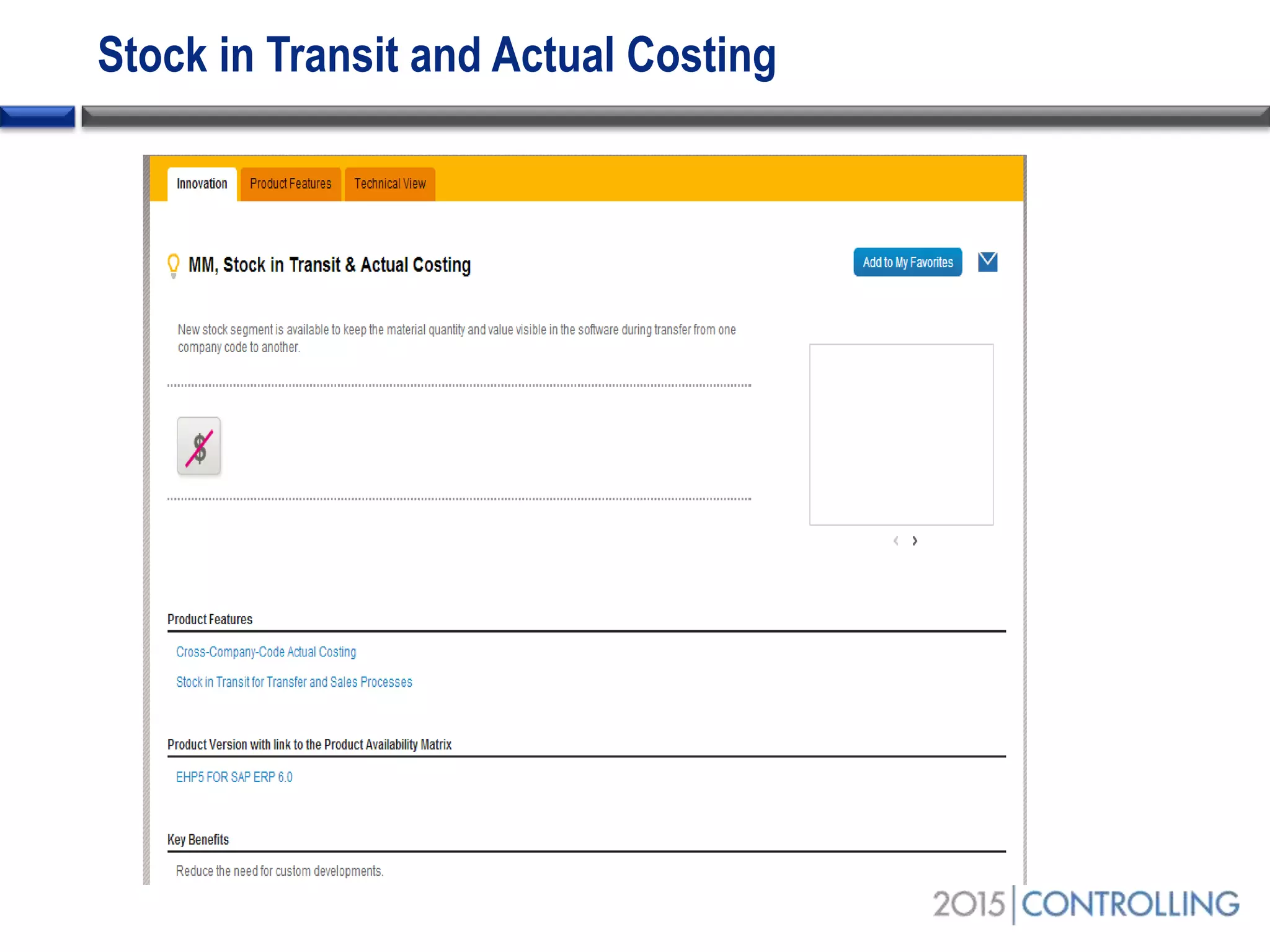 Stock in Transit and Actual Costing
 