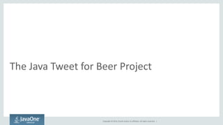 Tweet4Beer - Beertap powered by Java goes IoT and JavaFX | PDF