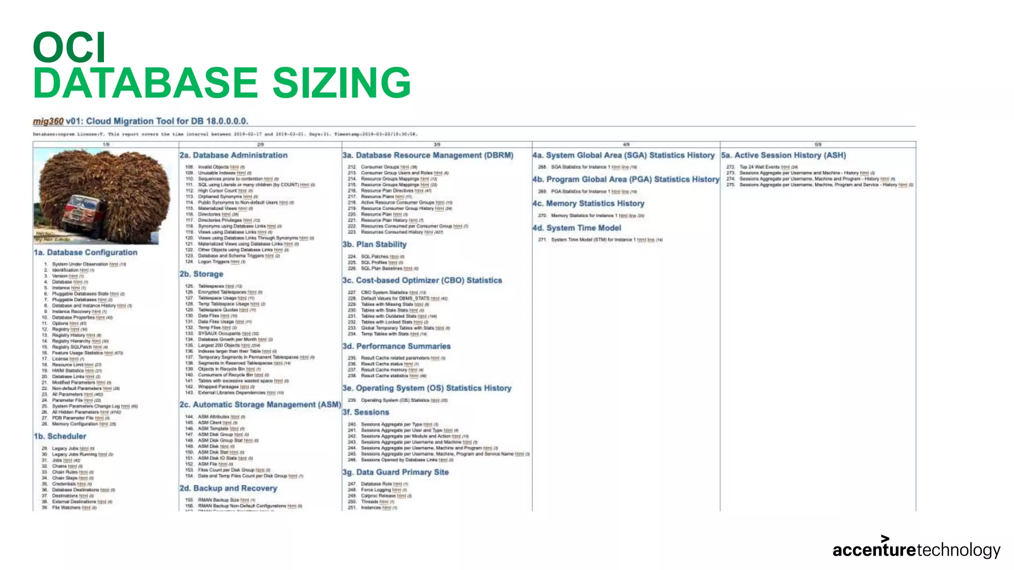 OCI DATABASE SIZING 
