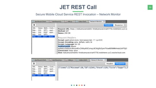 53JET REST Call
Secure Mobile Cloud Service REST Invocation – Network Monitor
 