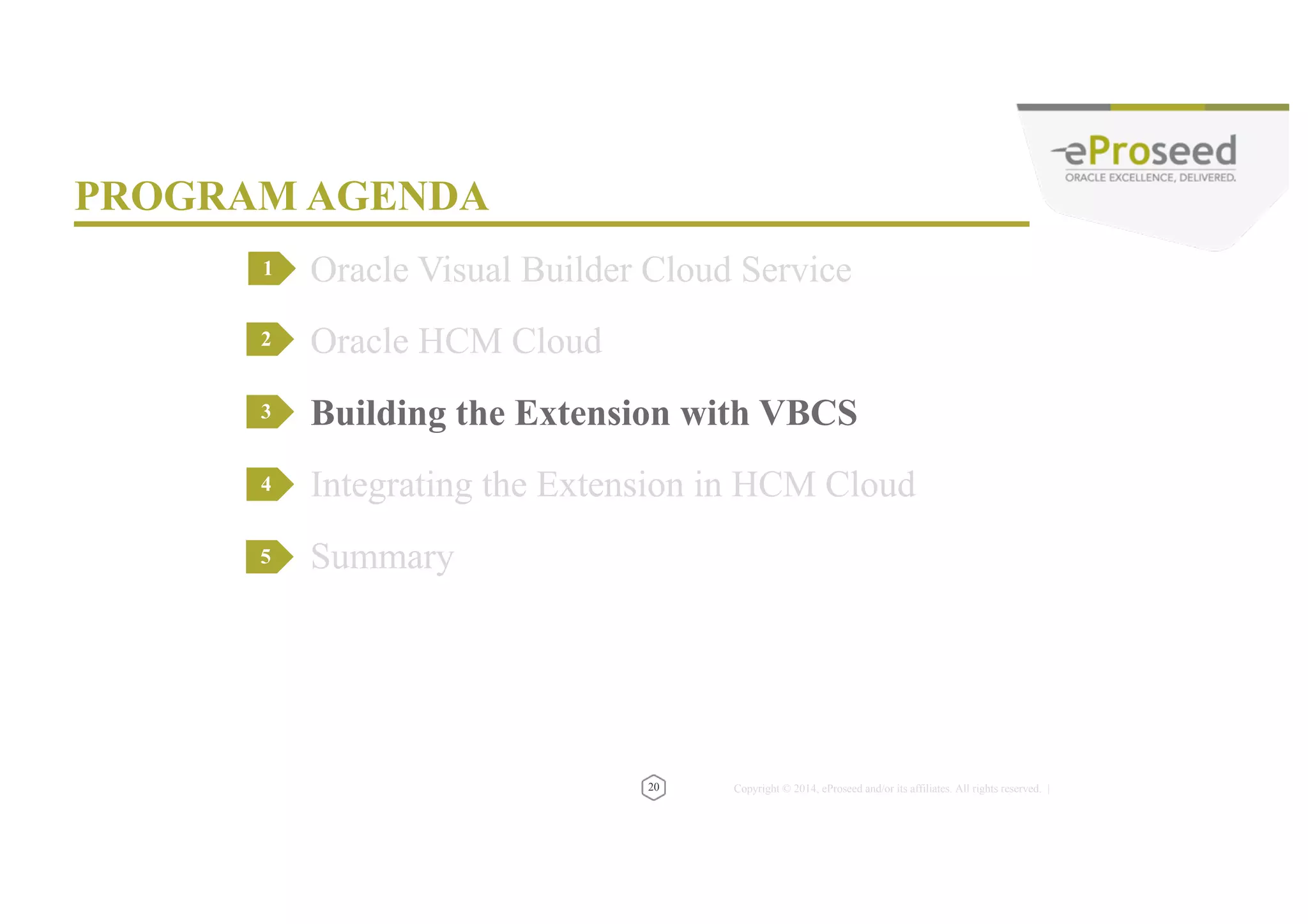 Copyright © 2014, eProseed and/or its affiliates. All rights reserved. | CREATING BUSINESS OBJECT FROM AN EXTERNAL SERVICE 22 