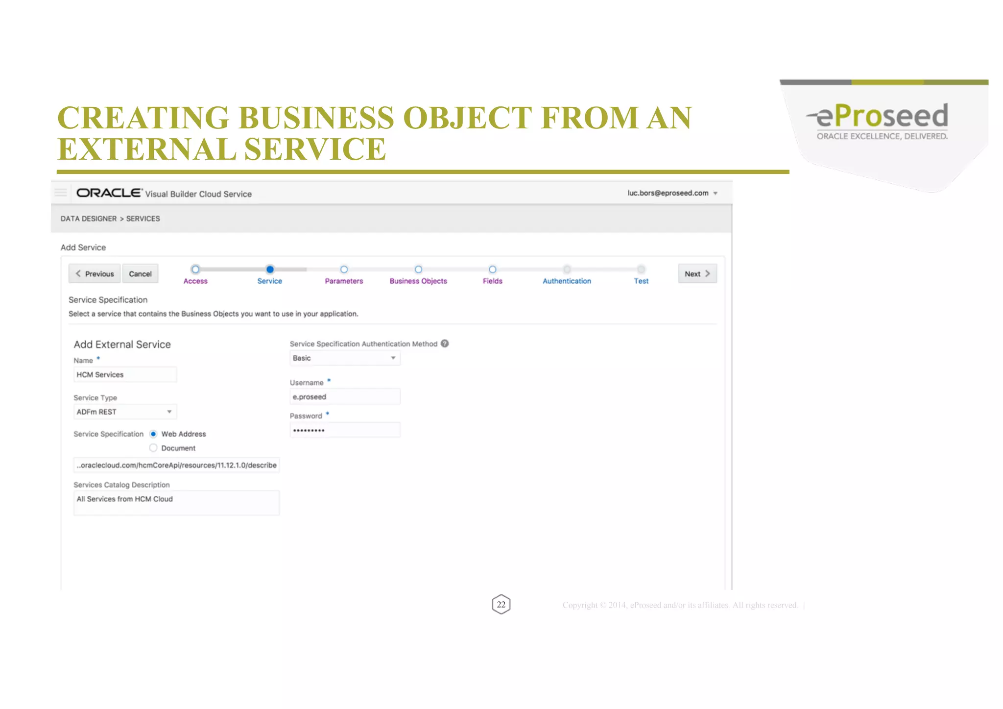 Copyright © 2014, eProseed and/or its affiliates. All rights reserved. | STAGE AND RUN 24 