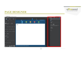 Copyright © 2014, eProseed and/or its affiliates. All rights reserved. |
PROGRAM AGENDA
Oracle Visual Builder Cloud Service
Oracle HCM Cloud
Building the Extension with VBCS
Integrating the Extension in HCM Cloud
Summary
2
3
4
16
1
5
 