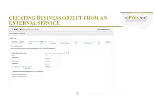 Copyright © 2014, eProseed and/or its affiliates. All rights reserved. |
STAGE AND RUN
24
 