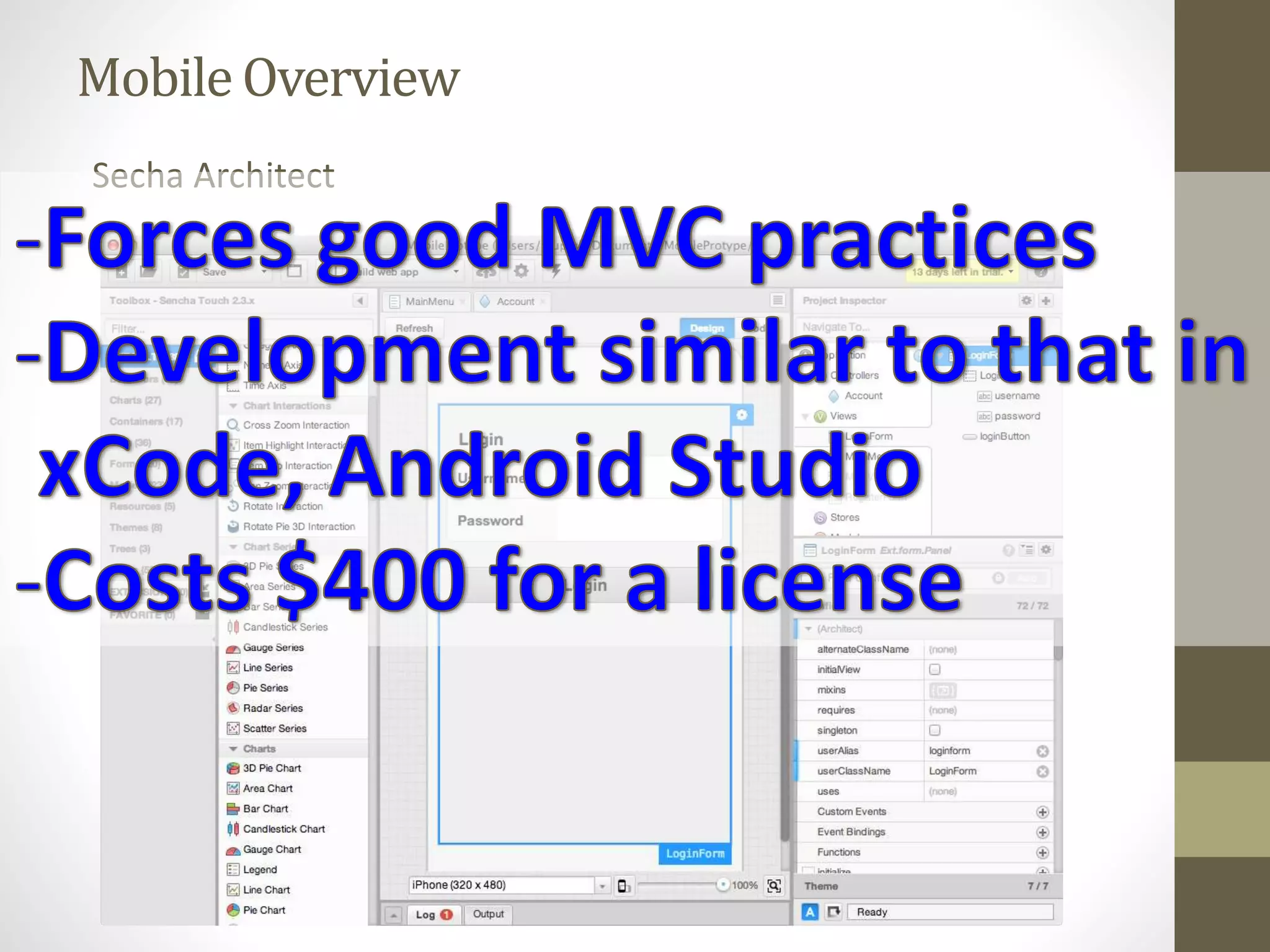 Mobile Overview Secha Architect 