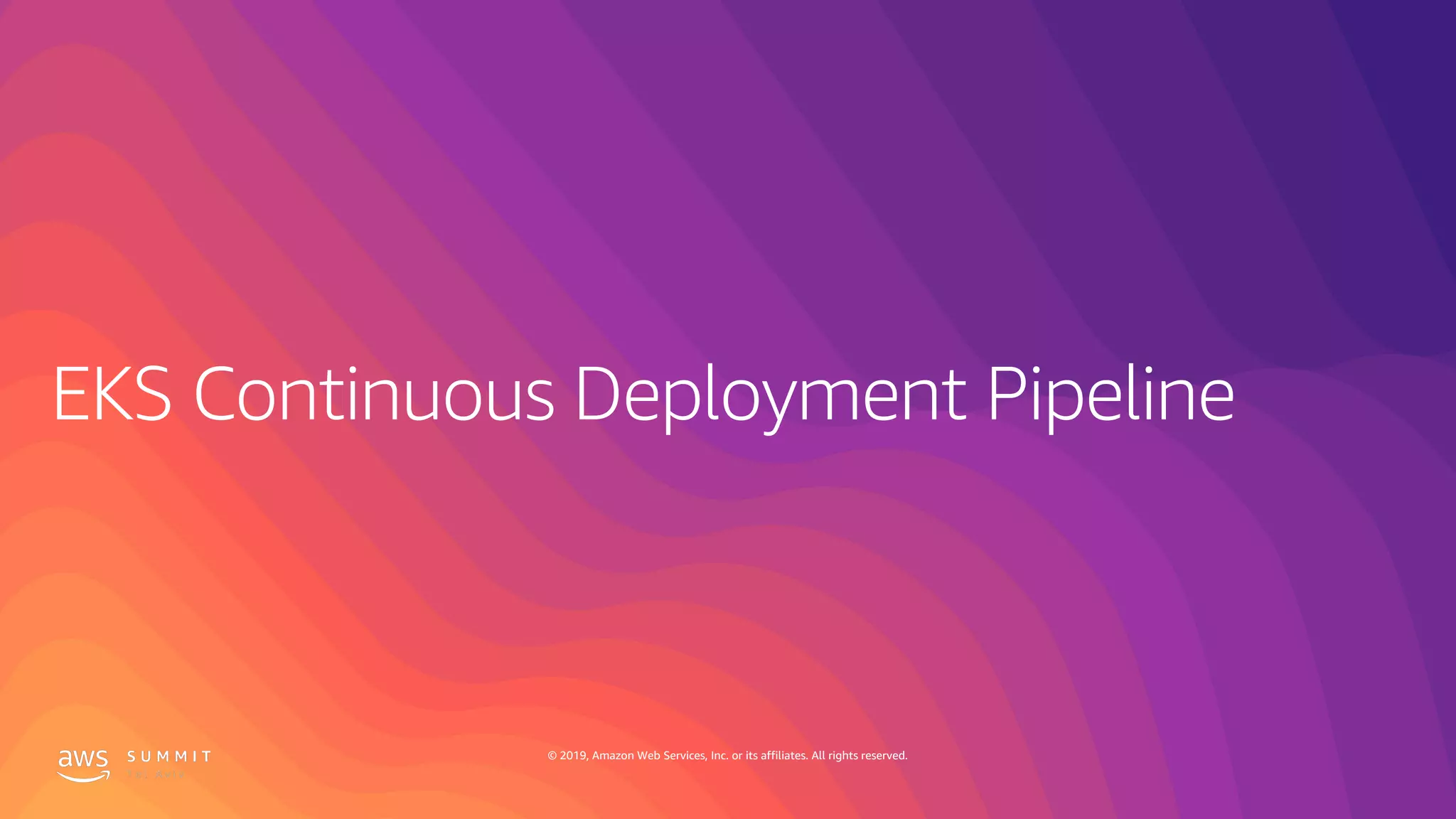 © 2019, Amazon Web Services, Inc. or its affiliates. All rights reserved.
 