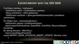 #Harmony17 18 MAY 2017
ENTERPRISE ARCHITECTURE
DEV Context TEST Context PRE-PROD*
Context
PROD* Context
DEV WORK
Models
Projects
Executio
n
EXEC
WORK
Executio
n
DEV WORK
Models
Projects
Executio
n
EXEC
WORK
Executio
n
MASTER
Topology
Versionin
g
Security
MASTER
Topology
Versionin
g
Security
MASTER
Topology
Versionin
g
Security
* New
 