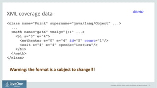Java code coverage with JCov. Implementation details and use cases. | ODP