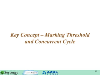 Key Concept – Marking Threshold
and Concurrent Cycle
12
 