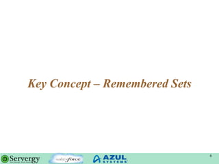 Key Concept – Remembered Sets
6
 