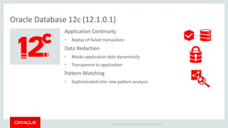 Whats new in Oracle Database 12c release 12.1.0.2 | PPTX