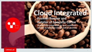 Copyright © 2014 Oracle and/or its affiliates. All rights reserved. | 14 
UK ConservatoryOracle Data Integration with Amazon Redshift for moving transforming data 
Cloud Analytics 
Oracle OpenWorld 2014 
 