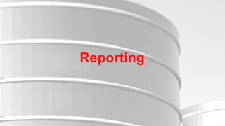 Reporting

8

Copyright © 2012, Oracle and/or its affiliates. All rights reserved.

Insert Information Protection Policy Classification from Slide 16

 
