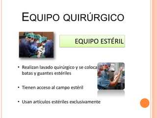 EQUIPO QUIRÚRGICO
 