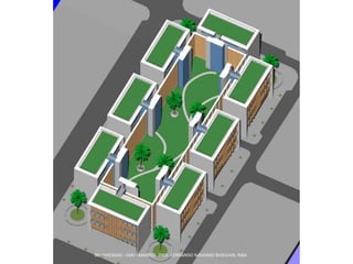 80 VIVIENDAS - EMV –MADRID 2003- FERNANDO NAVARRO BIDEGAIN, RIBA.
 