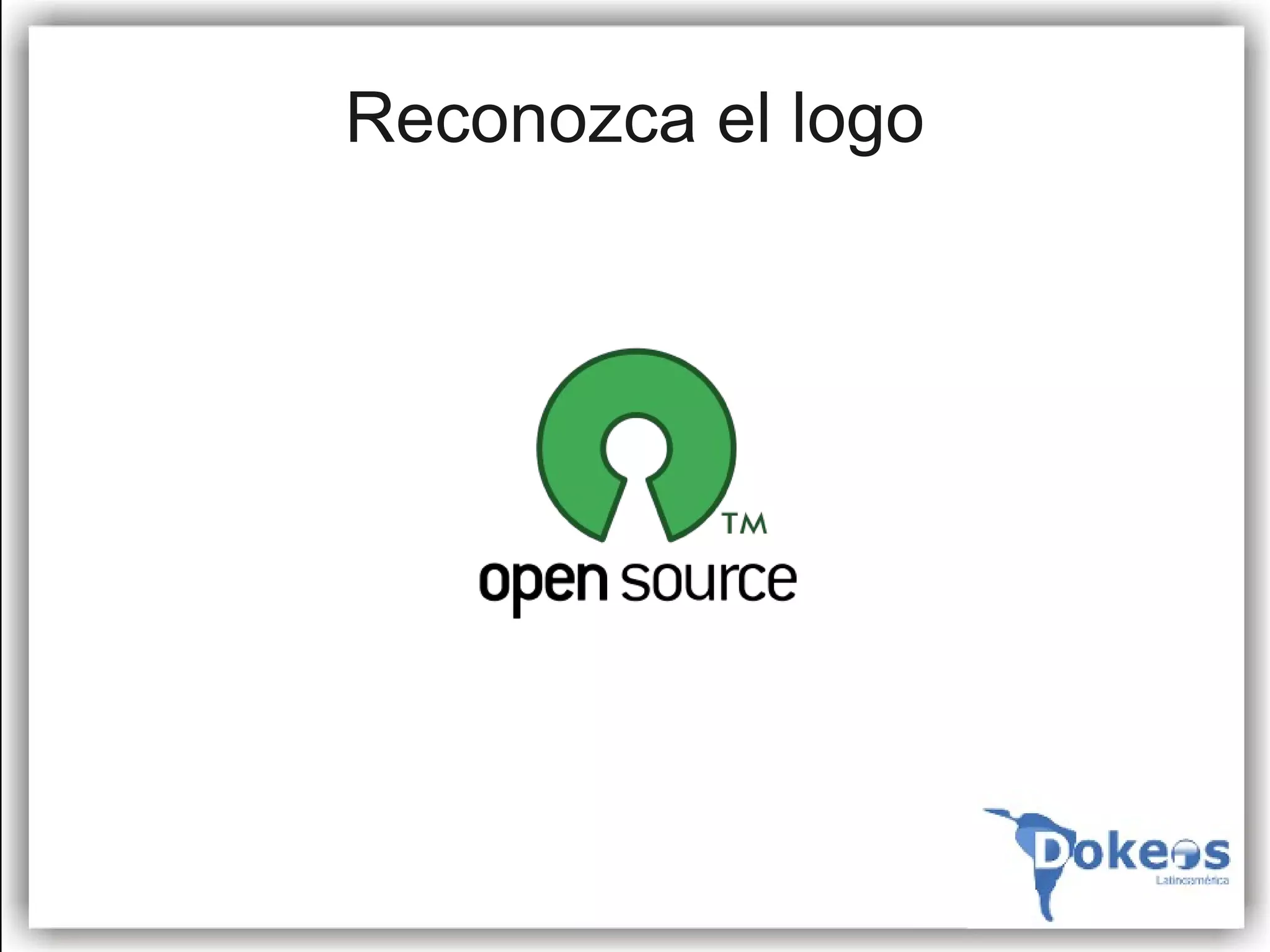 Reconozca el logo
 