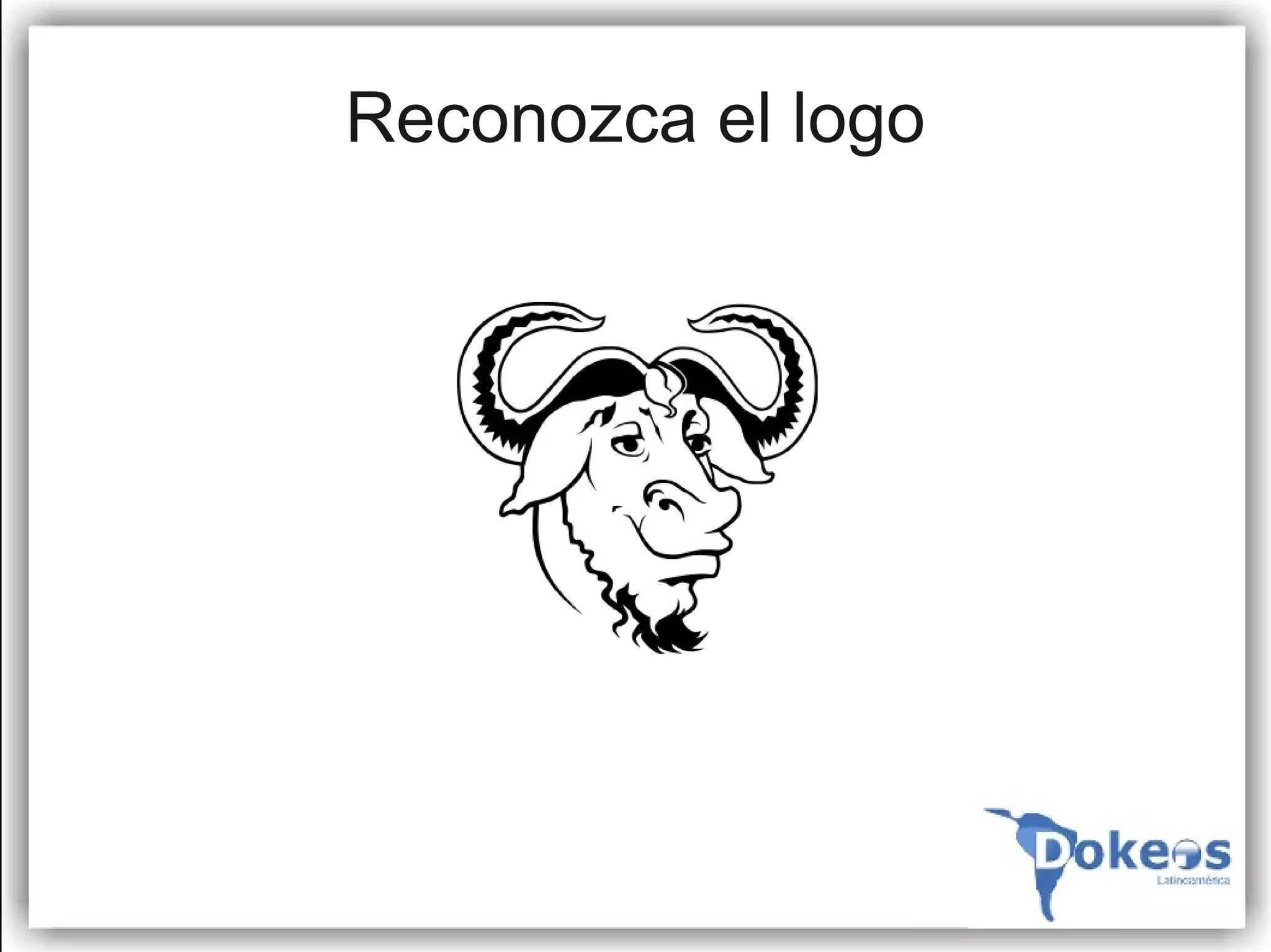 Reconozca el logo
 