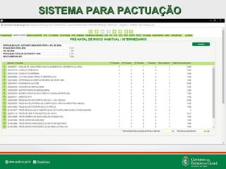 SISTEMA PARA PACTUAÇÃOSISTEMA PARA PACTUAÇÃO
 